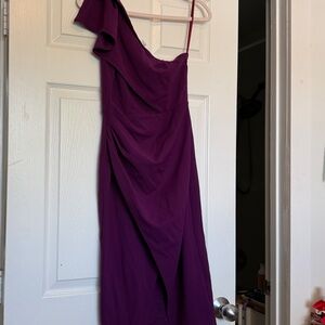 Elegant Purple Women's Dress